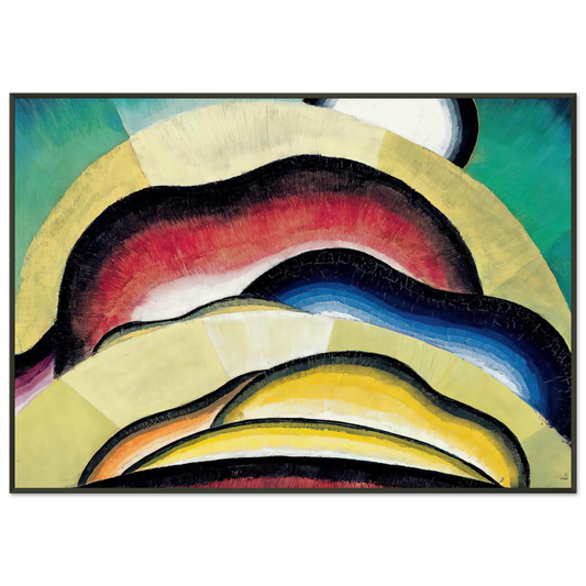 Arthur Dove  Sunrise  1924 Framed Art Print  - Aluminum Frame - 21x29.7 cm / 8x12"