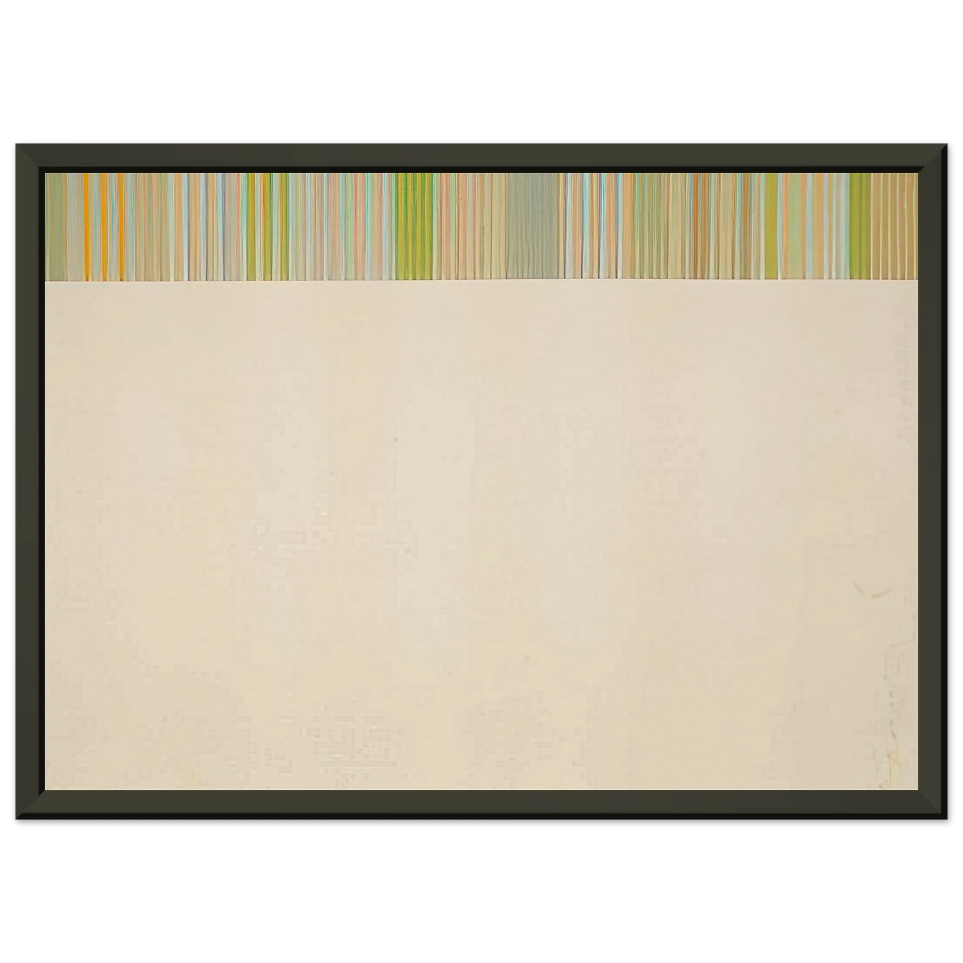 Gene Davis  Treble  1975 Framed Art Print  - Aluminum Frame - 60x80 cm / 24x32 inches