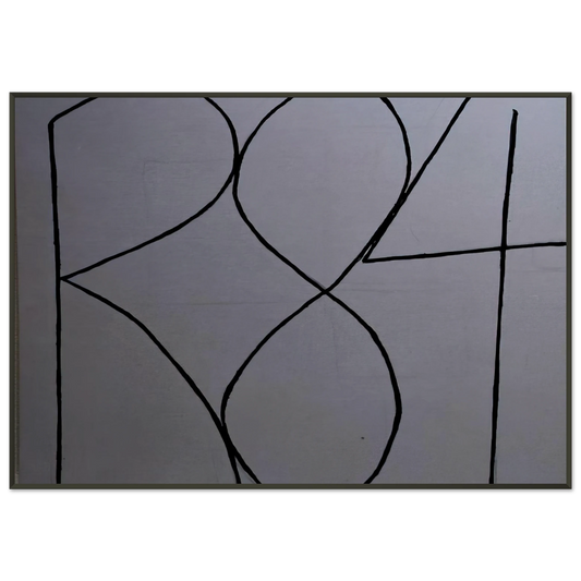 Robert Ryman  Spectrum I  Minimalism Framed Art Print  - Aluminum Frame - 21x29.7 cm / 8x12"