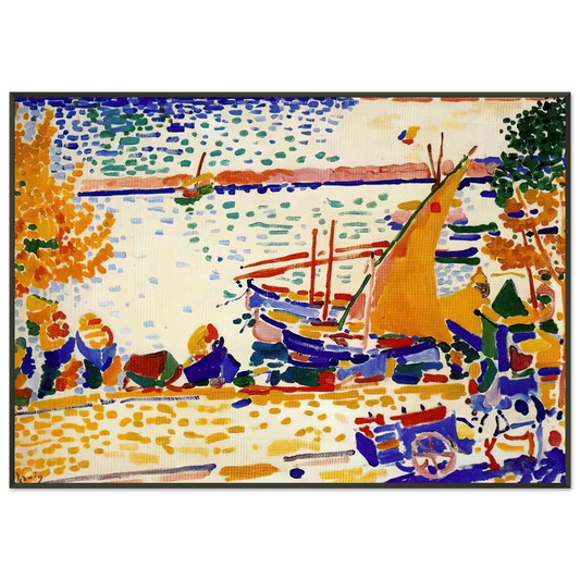 Andre Derain  THE PORT OF COLLIOURE 1905 1 Framed Art Print  - Aluminum Frame - 21x29.7 cm / 8x12"