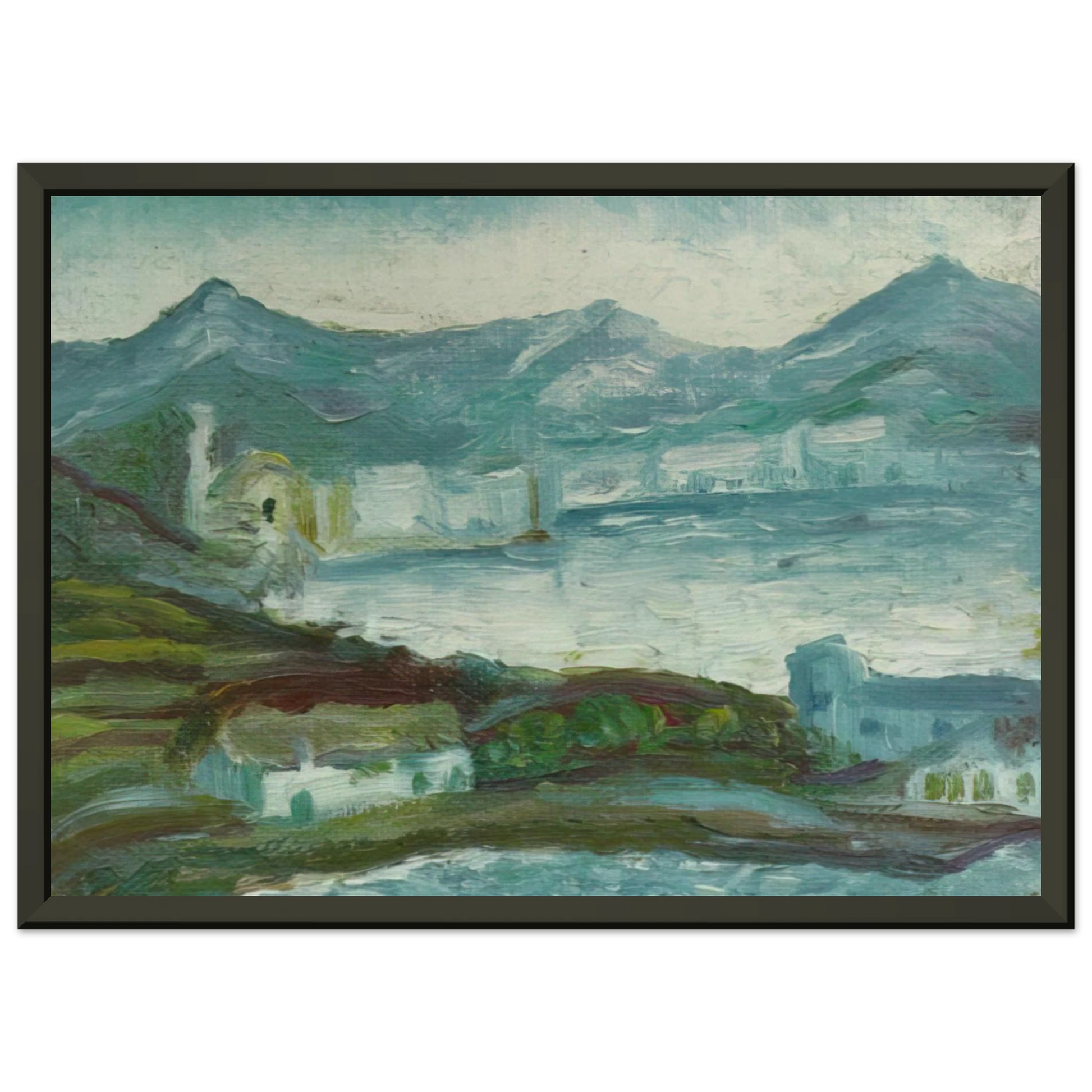 Salvador Dali  CADAQUES 2 Framed Art Print  - Aluminum Frame - 60x80 cm / 24x32 inches