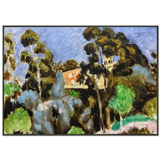 Henri Matisse  EUCALYPTUS MONT ALBAN 1918 Framed Art Print  - Aluminum Frame - 21x29.7 cm / 8x12"