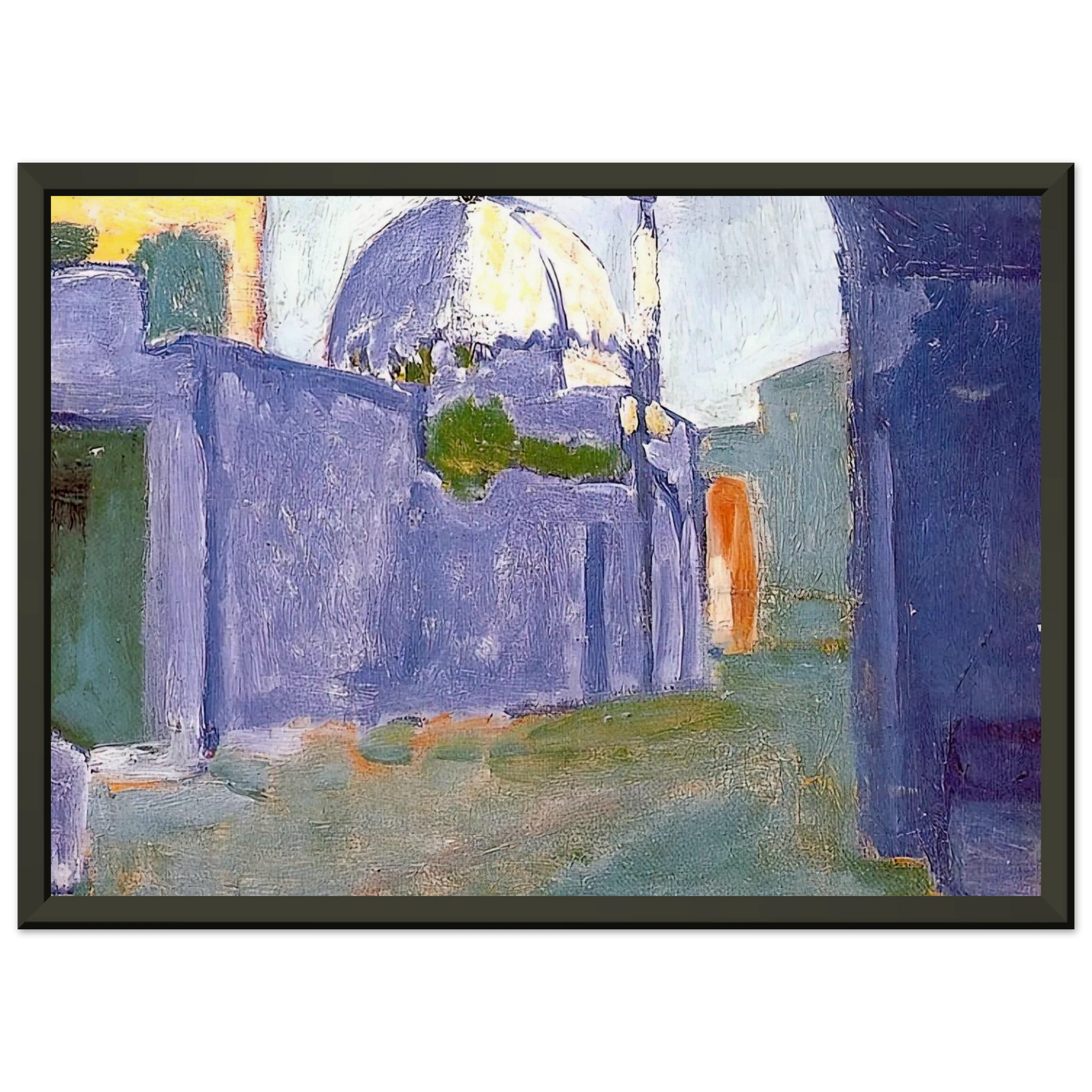 Henri Matisse  LE MARABOUT 1912 Framed Art Print  - Aluminum Frame - 70x100 cm / 28x40 inches