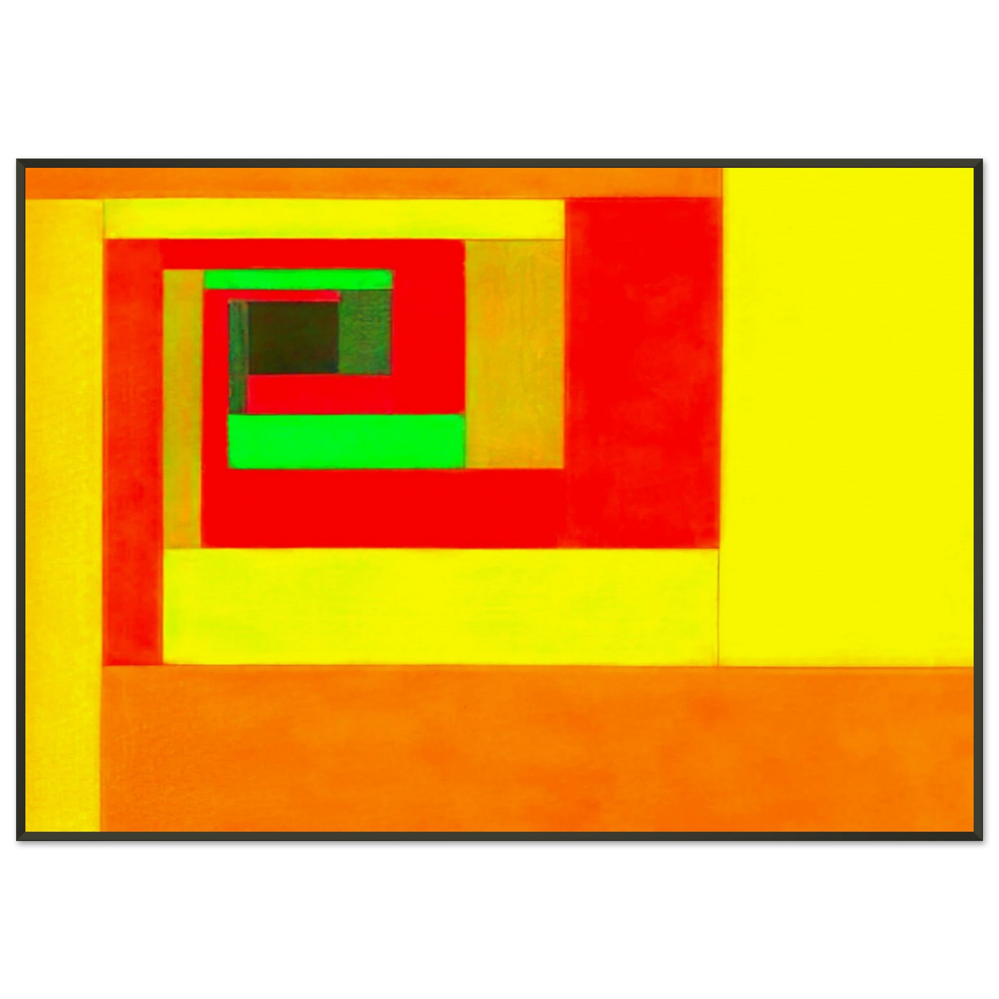 Victor Vasarely  Etudes Bauhaus C  1929 Framed Art Print  - Aluminum Frame - 21x29.7 cm / 8x12"