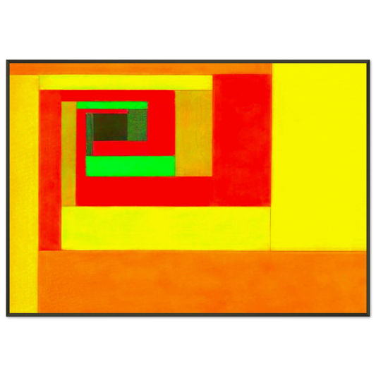 Victor Vasarely  Etudes Bauhaus C  1929 Framed Art Print  - Aluminum Frame - 21x29.7 cm / 8x12"