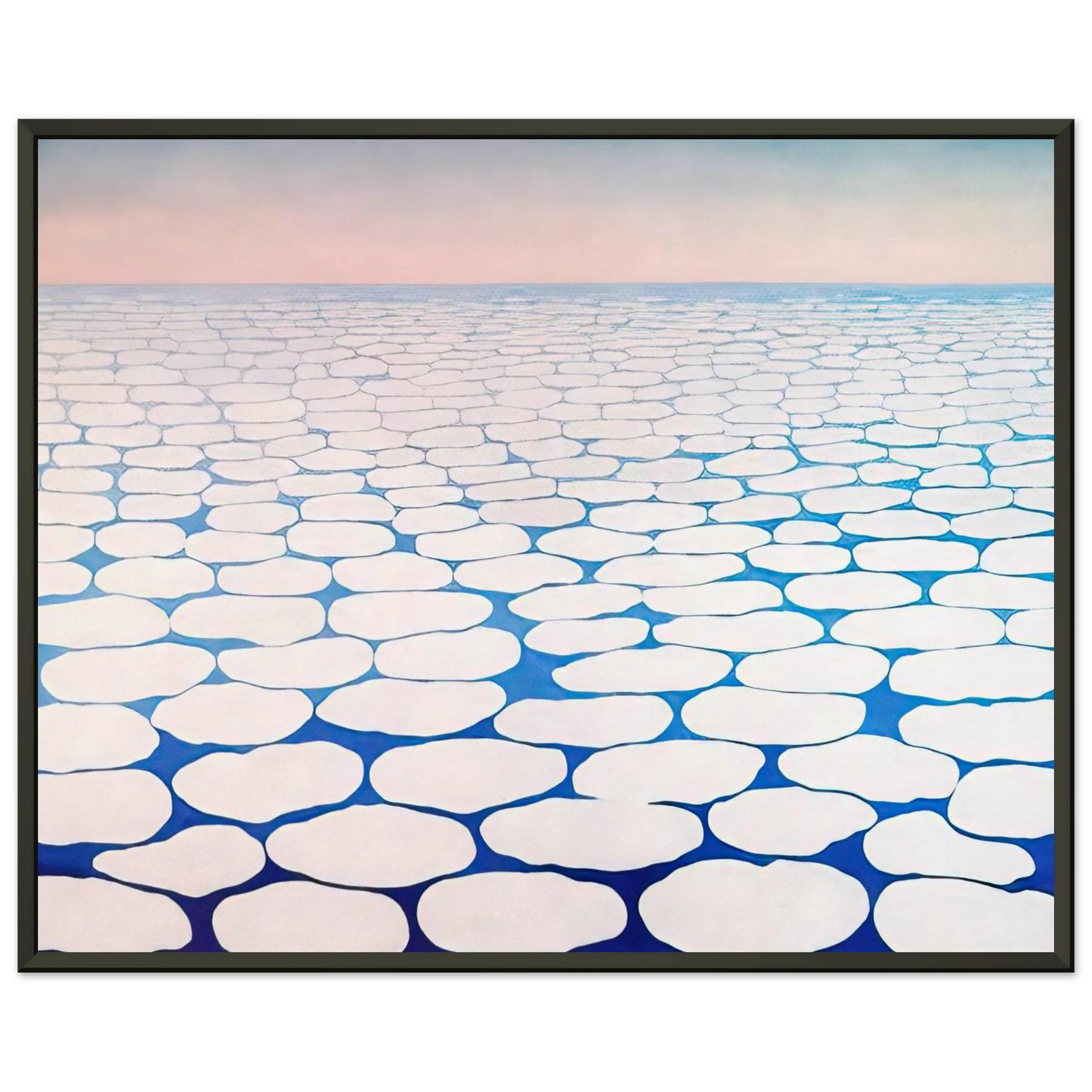 Georgia OKeeffe  Sky above clouds III Framed Art Print  - Aluminum Frame - 40x50 cm / 16x20 inches