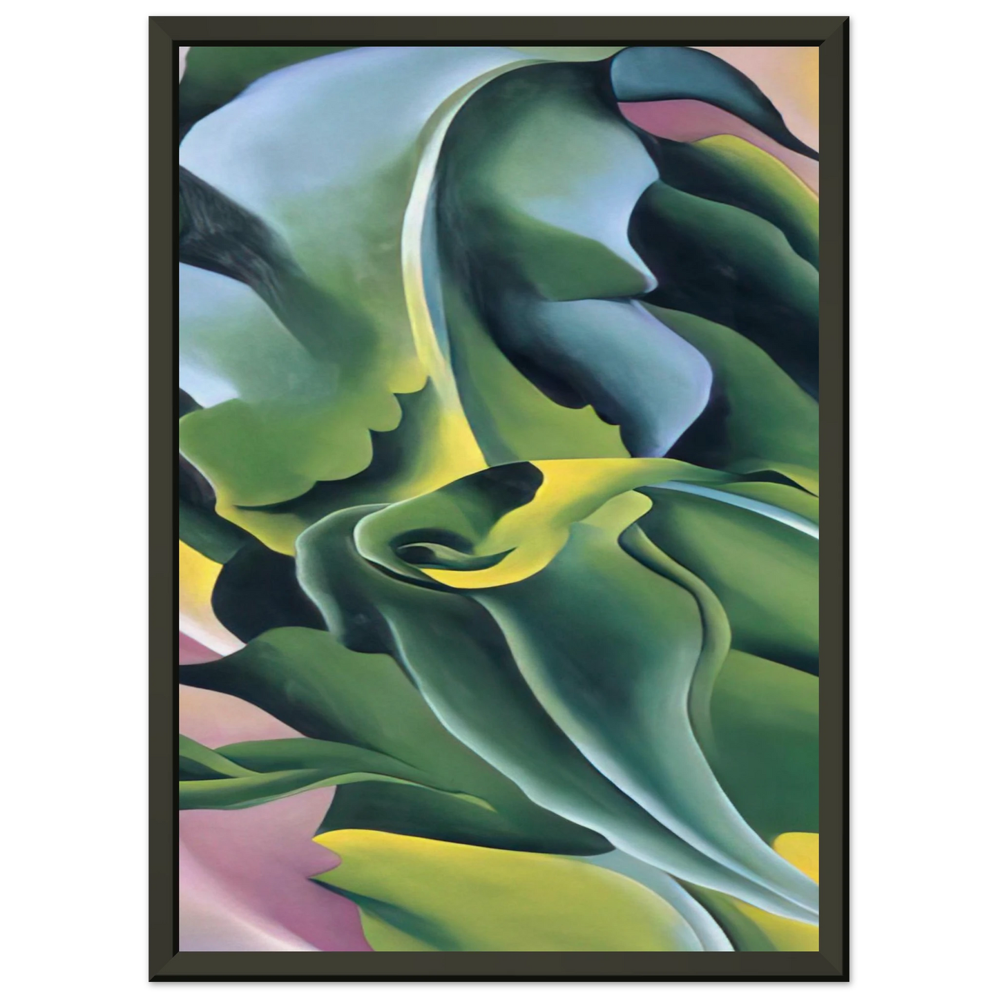 Georgia OKeeffe  Corn No 2 Framed Art Print  - Aluminum Frame - 60x80 cm / 24x32 inches