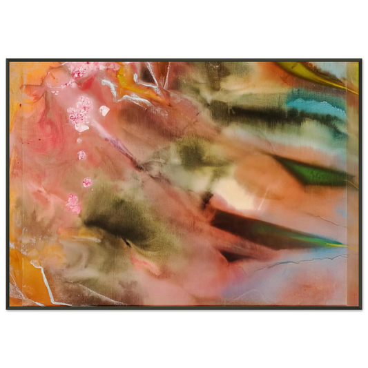 Sam Gilliam  Loon Framed Art Print  - Aluminum Frame - 21x29.7 cm / 8x12"
