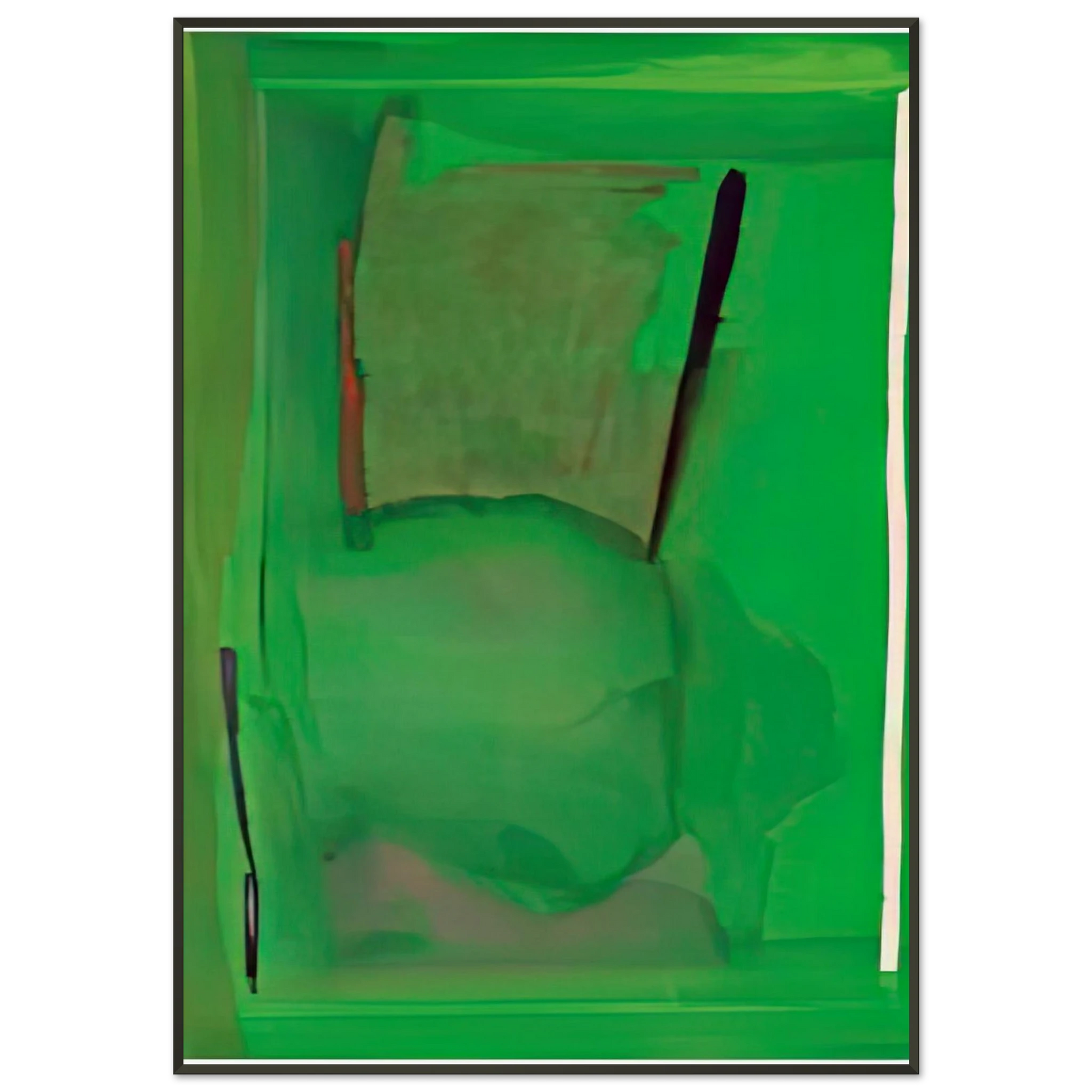 Helen Frankenthaler  Ocean Drive West 2 1974 Framed Art Print  - Aluminum Frame - Default Title