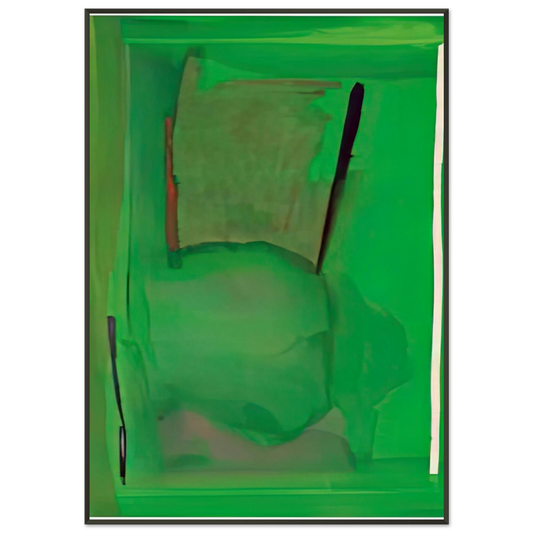 Helen Frankenthaler  Ocean Drive West 2 1974 Framed Art Print  - Aluminum Frame - Default Title