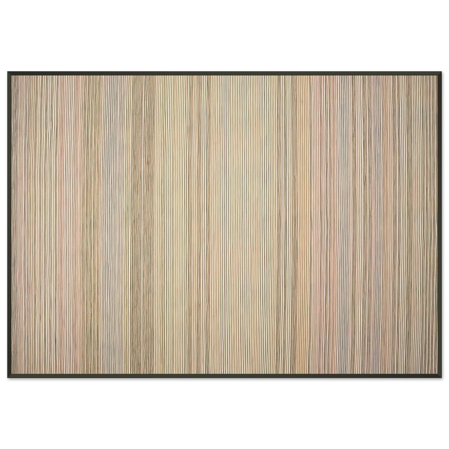 Gene Davis  Diamond Jim  1972 Framed Art Print  - Aluminum Frame - 21x29.7 cm / 8x12"