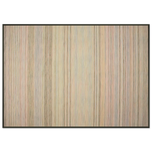 Gene Davis  Diamond Jim  1972 Framed Art Print  - Aluminum Frame - 21x29.7 cm / 8x12"