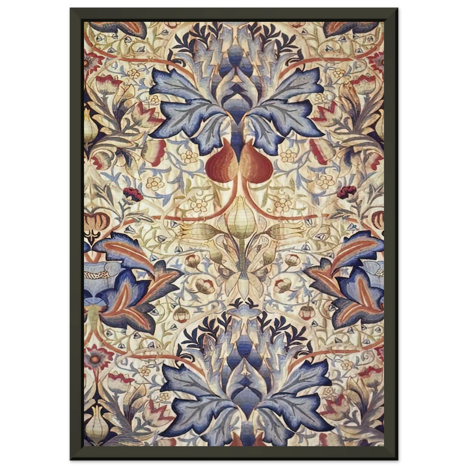 William Morris  ACANTHUS EMBROIDERED PANEL 1890 Framed Art Print  - Aluminum Frame - 60x80 cm / 24x32 inches