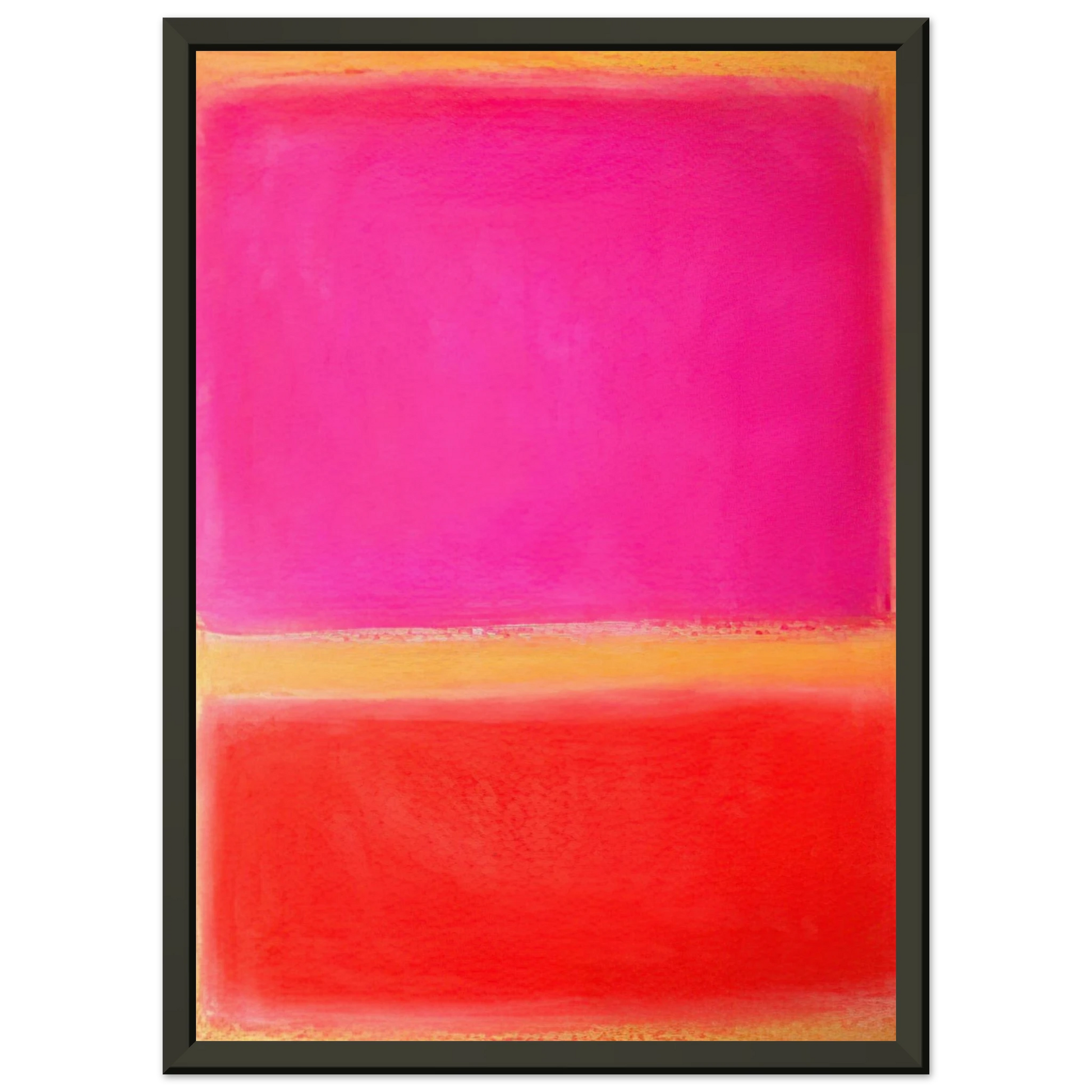Helen Frankenthaler  Untitled  Color Field Painting Framed Art Print  - Aluminum Frame - 70x100 cm / 28x40 inches