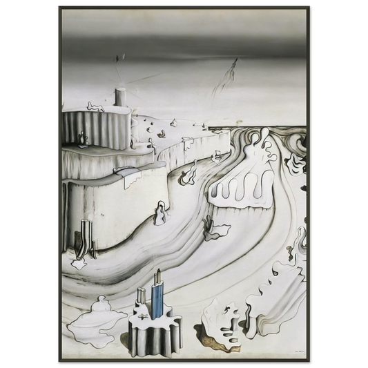 Yves Tanguy  Promontory Palace Framed Art Print  - Aluminum Frame - 21x29.7 cm / 8x12"