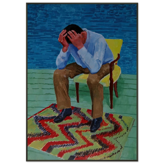 David Hockney  David Hockney Framed Art Print  - Aluminum Frame - 21x29.7 cm / 8x12"