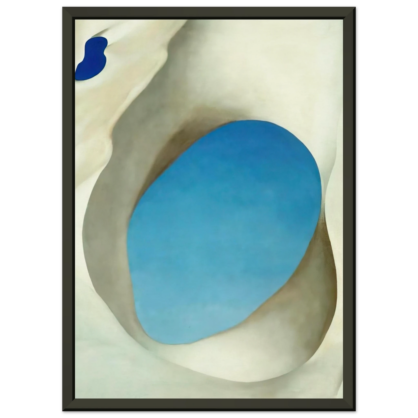 Georgia OKeeffe  Pelvis III Framed Art Print  - Aluminum Frame - 40x50 cm / 16x20 inches