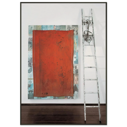 Robert Rauschenberg  MANGO ICE CAVE SCALE 1977 Framed Art Print  - Aluminum Frame - 21x29.7 cm / 8x12"