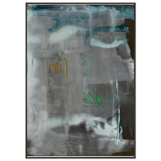 Helen Frankenthaler  Portrait of a Lady in White 1979 Framed Art Print  - Aluminum Frame - 21x29.7 cm / 8x12"