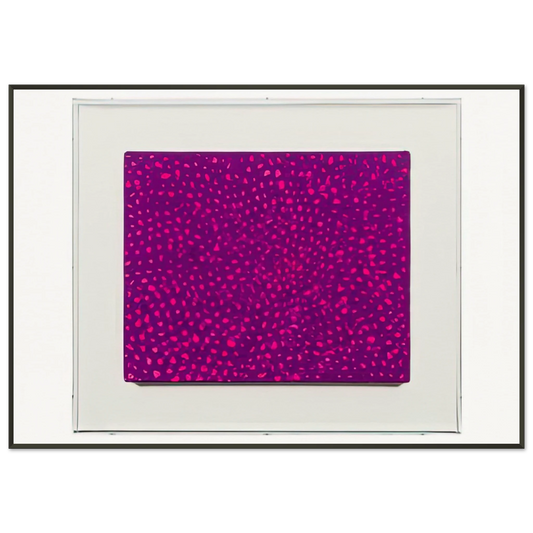 Yayoi Kusama  NETS 70 Framed Art Print  - Aluminum Frame - 21x29.7 cm / 8x12"