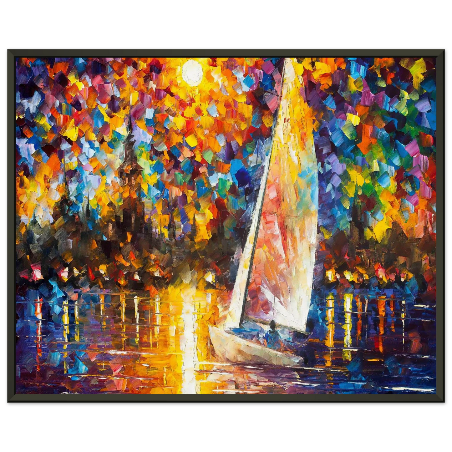 Leonid Afremov  Leonid Afremov Framed Art Print  - Aluminum Frame - 70x100 cm / 28x40 inches