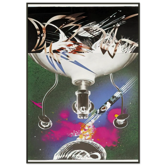 James Rosenquist  Where the Water Goes Framed Art Print  - Aluminum Frame - 21x29.7 cm / 8x12"