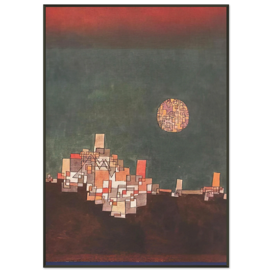 Paul Klee  CHOSEN SITE 1940 Framed Art Print  - Aluminum Frame - 21x29.7 cm / 8x12"