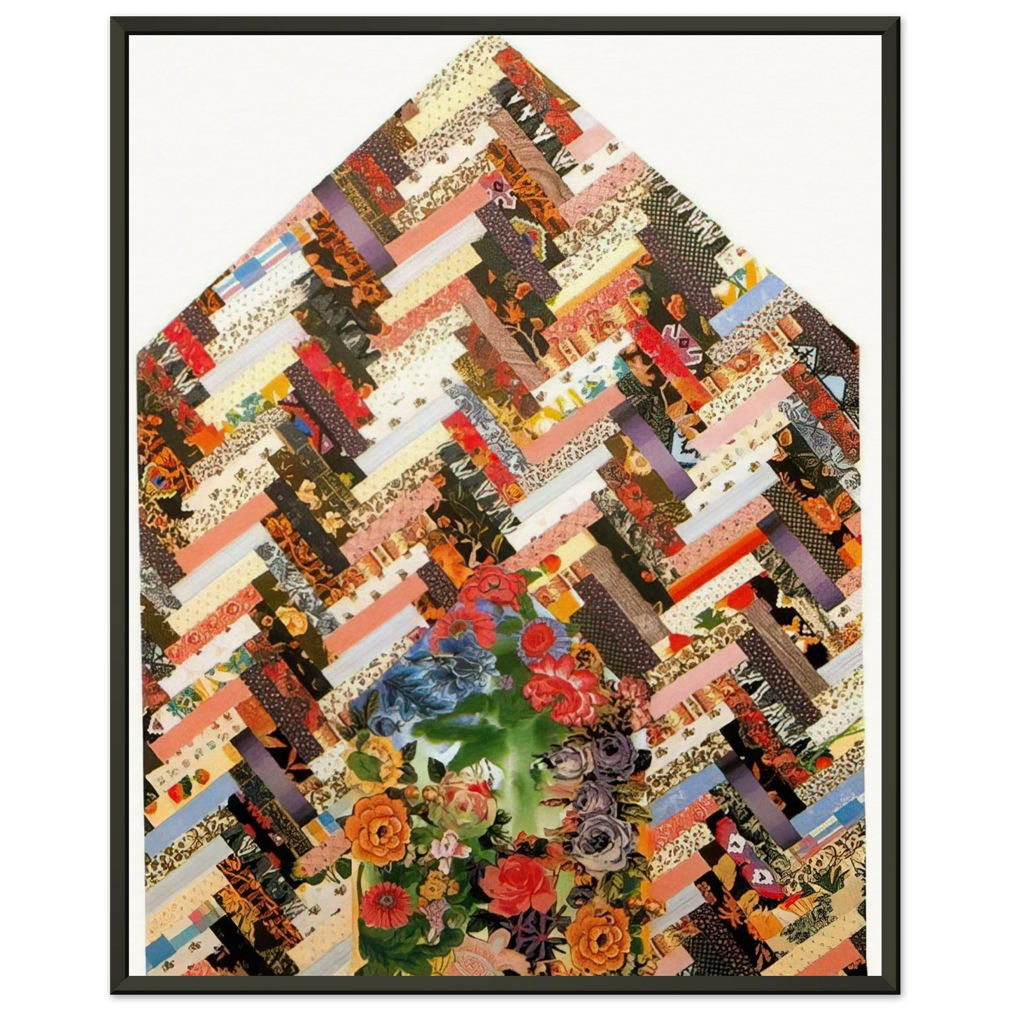 Miriam Schapiro  New Harmony B  PD Pattern and Decoration Framed Art Print  - Aluminum Frame - 70x100 cm / 28x40 inches