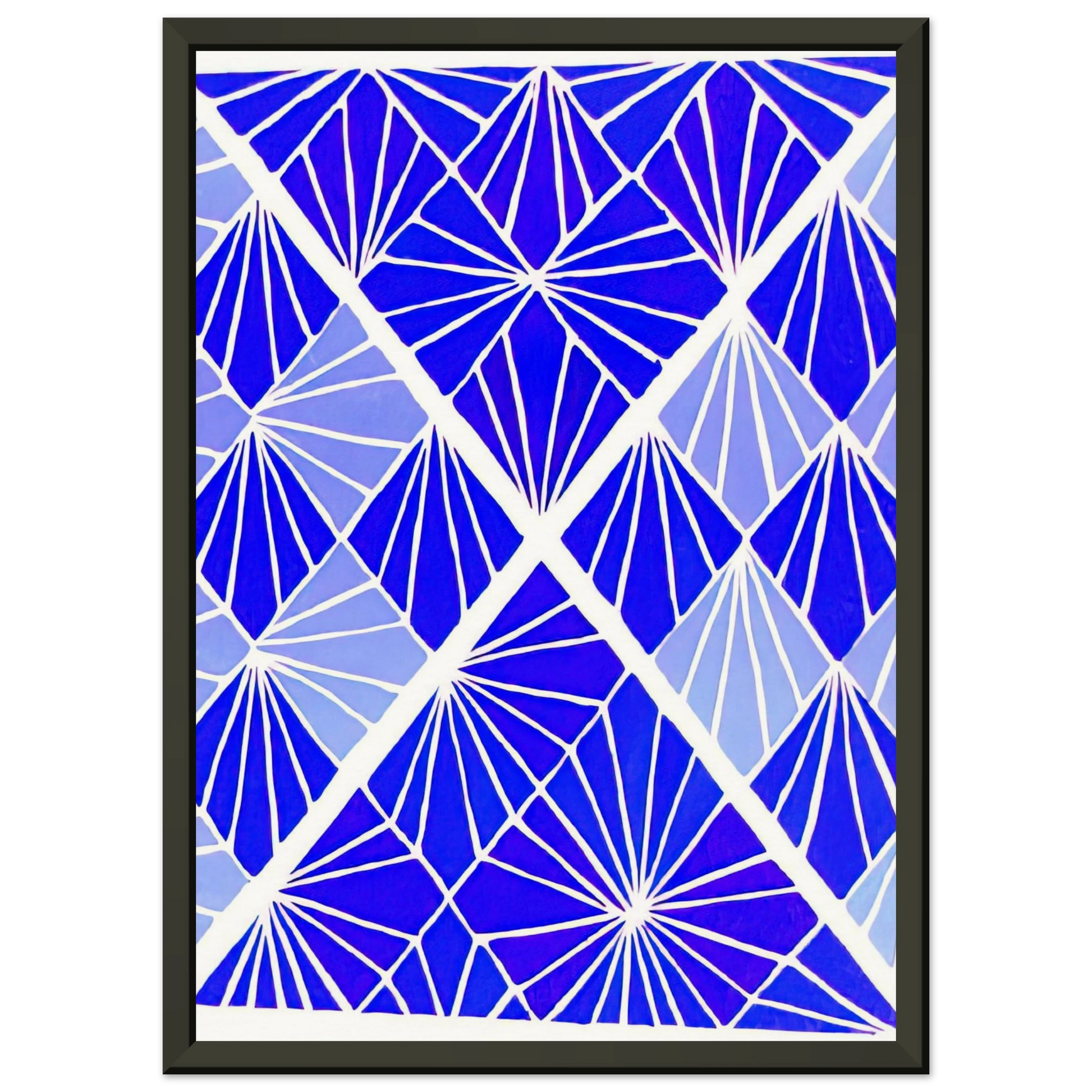 Sonia Delaunay  COMPOSITION 24 Framed Art Print  - Aluminum Frame - 60x80 cm / 24x32 inches