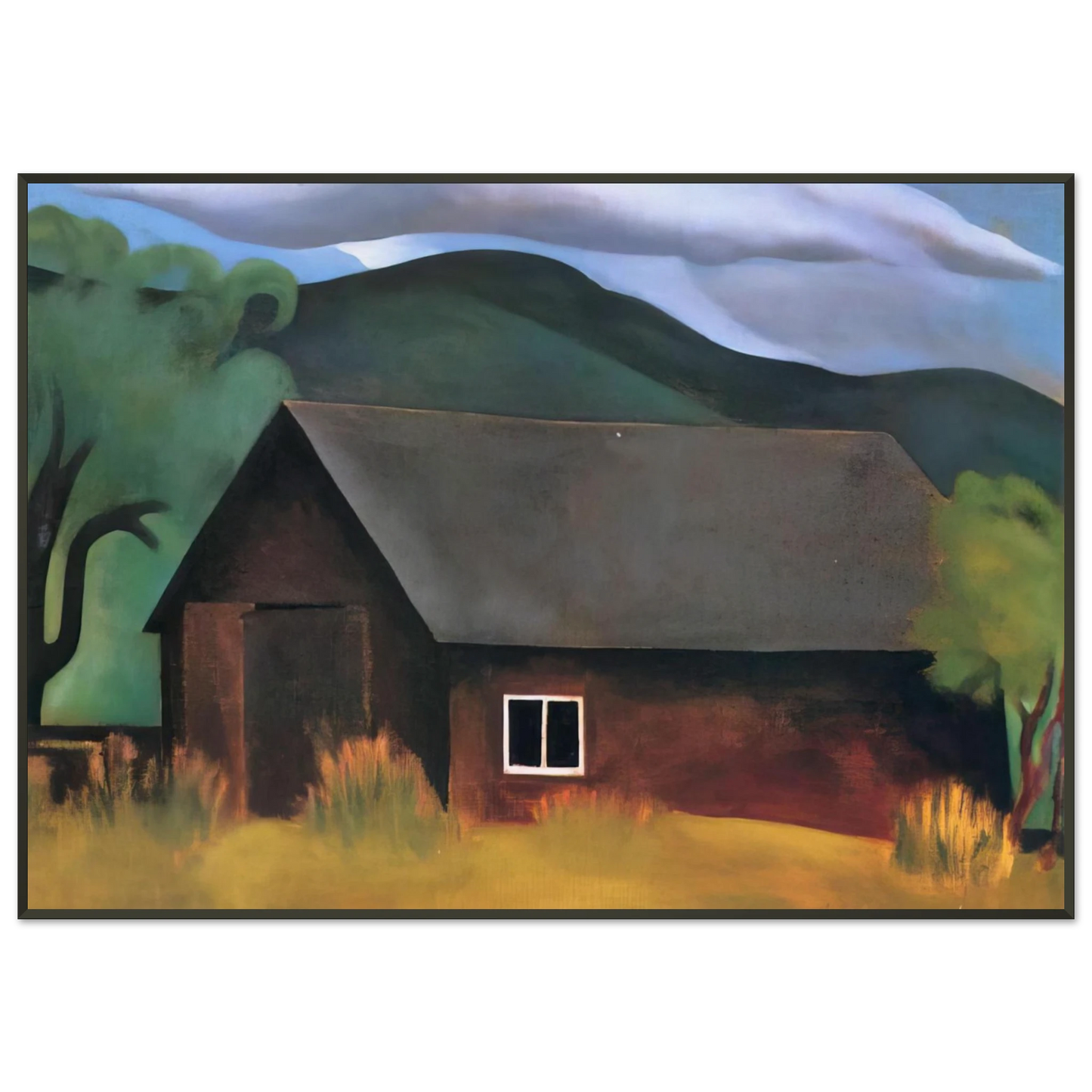 Georgia OKeeffe  My Shanty Lake George Framed Art Print  - Aluminum Frame - 21x29.7 cm / 8x12"