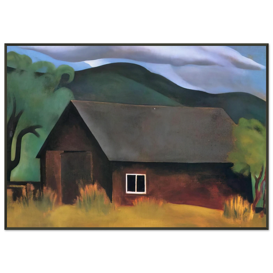 Georgia OKeeffe  My Shanty Lake George Framed Art Print  - Aluminum Frame - 21x29.7 cm / 8x12"