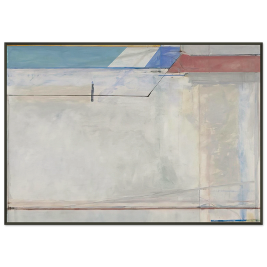 Richard Diebenkorn  Ocean Park 63 Framed Art Print  - Aluminum Frame - 21x29.7 cm / 8x12"