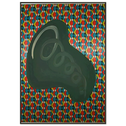 Sigmar Polke  NIERENFORM 1969 Framed Art Print  - Aluminum Frame - 21x29.7 cm / 8x12"