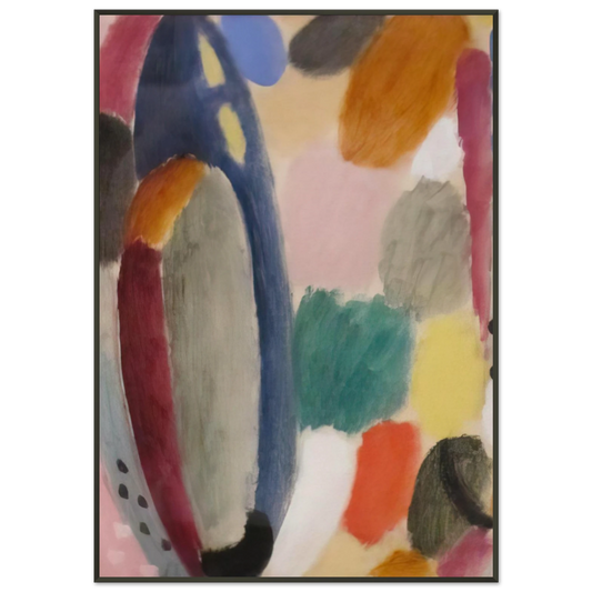 Alexej von Jawlensky  AUTUMN SOUND 1918 Framed Art Print  - Aluminum Frame - 21x29.7 cm / 8x12"