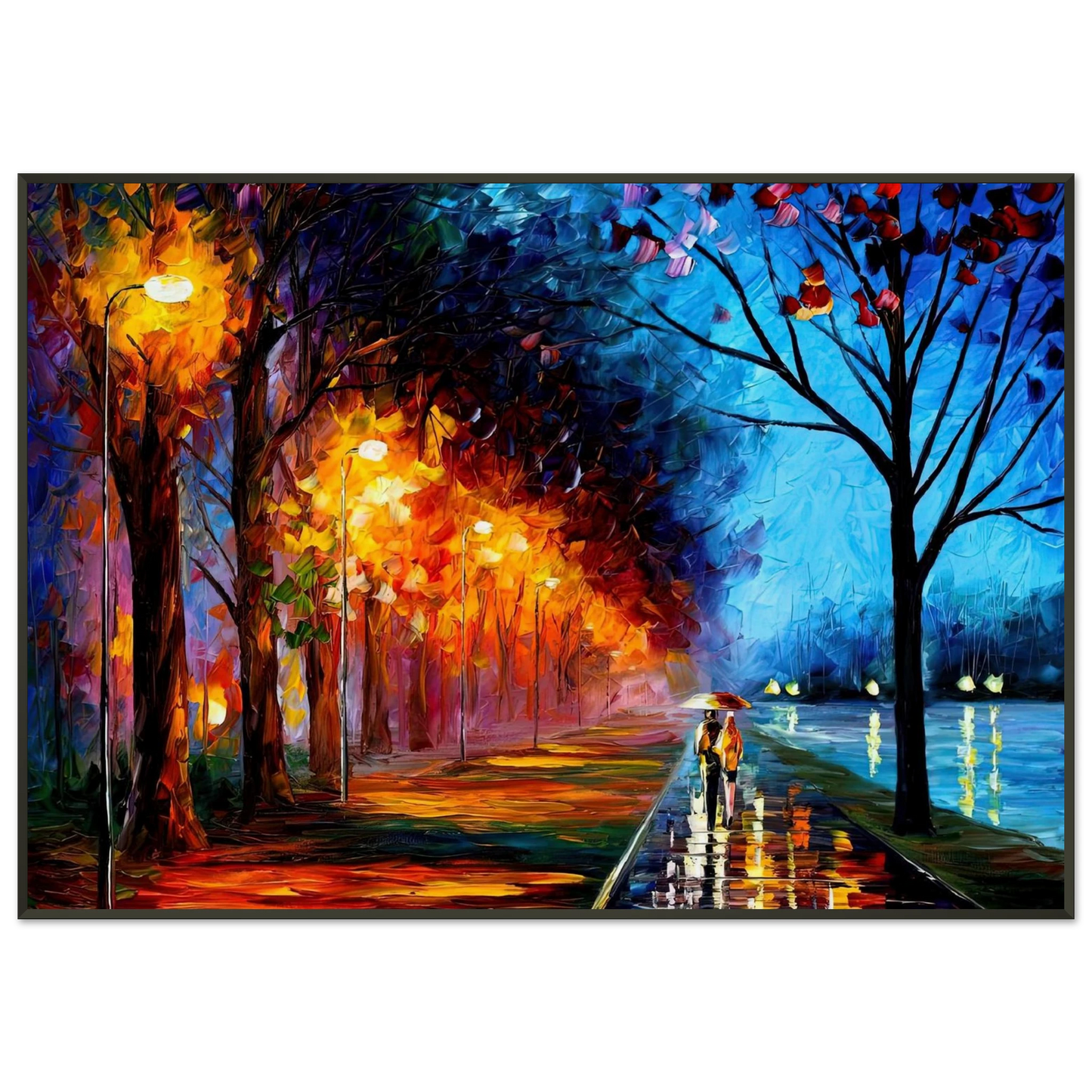 Leonid Afremov  Leonid Afremov Framed Art Print  - Aluminum Frame - 21x29.7 cm / 8x12"