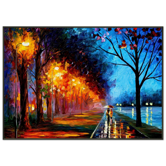 Leonid Afremov  Leonid Afremov Framed Art Print  - Aluminum Frame - 21x29.7 cm / 8x12"