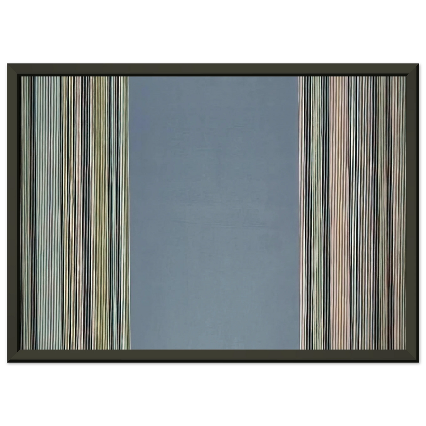 Gene Davis  Prince Albert  1978 Framed Art Print  - Aluminum Frame - 70x100 cm / 28x40 inches