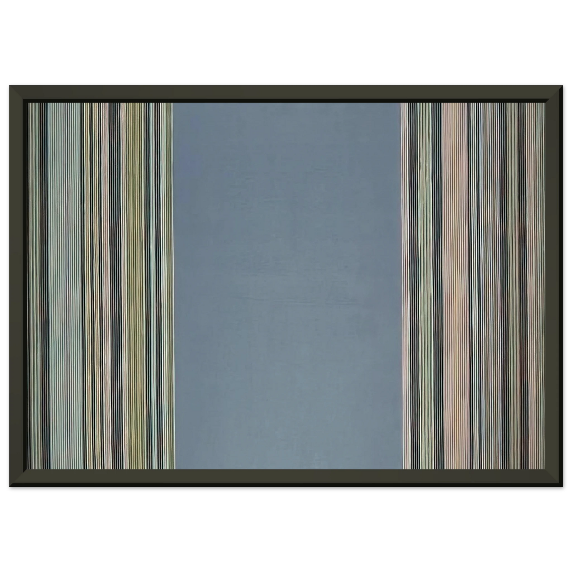 Gene Davis  Prince Albert  1978 Framed Art Print  - Aluminum Frame - 70x100 cm / 28x40 inches