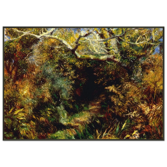 PierreAuguste Renoir  Mediterranean landscape Framed Art Print  - Aluminum Frame - 21x29.7 cm / 8x12"