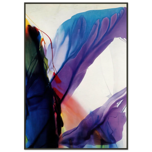 Paul Jenkins  Phenomena Yonder Near Framed Art Print  - Aluminum Frame - 21x29.7 cm / 8x12"