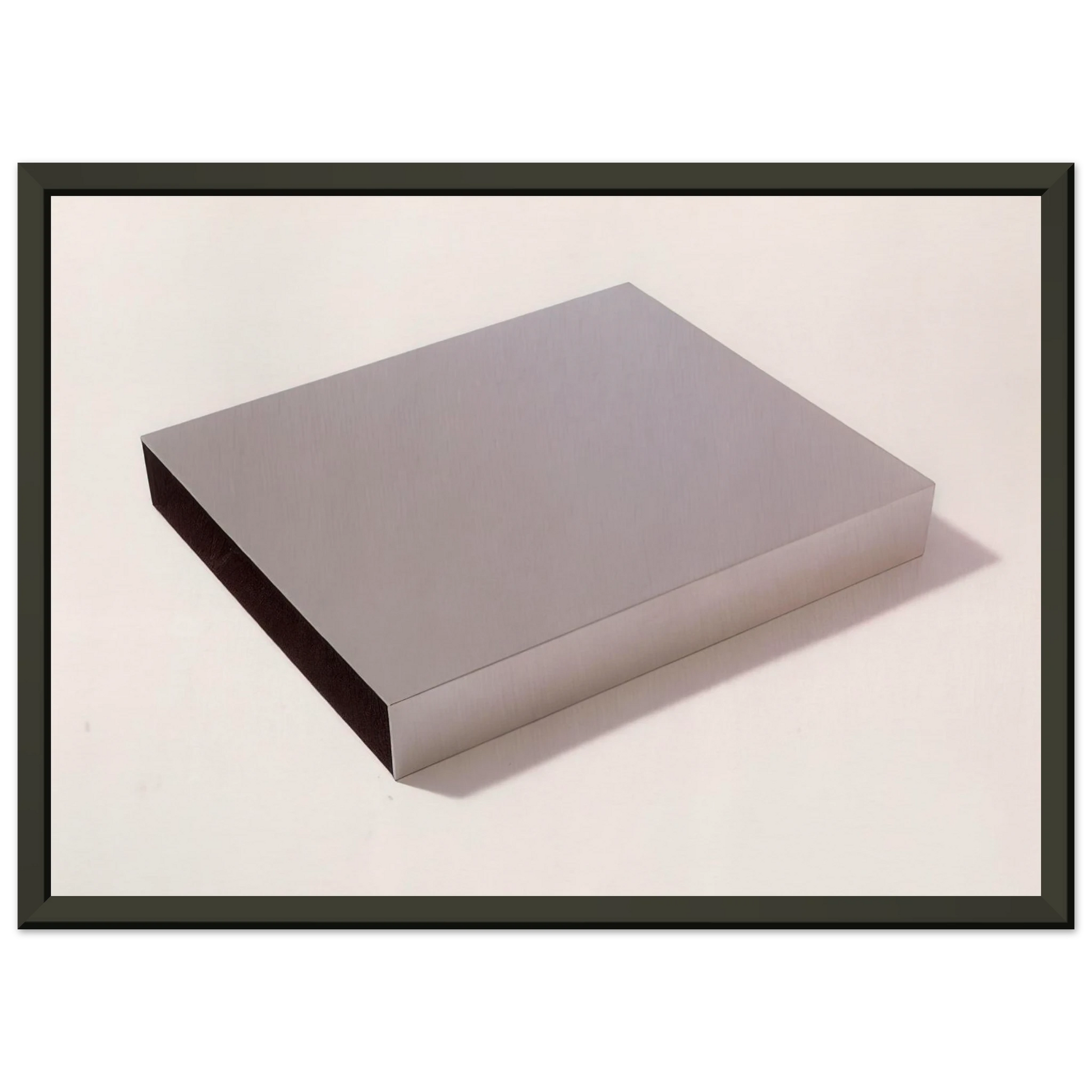 Donald Judd  Untitled Multiple  1971 Framed Art Print  - Aluminum Frame - 40x50 cm / 16x20 inches