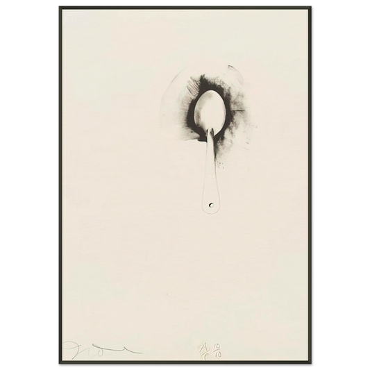 Jim Dine  UNTITLED FROM TEN WINTER TOOLS 1973 6 Framed Art Print  - Aluminum Frame - 21x29.7 cm / 8x12"