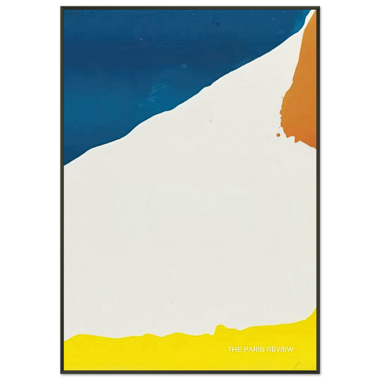 Helen Frankenthaler  Paris Review  1966 Framed Art Print  - Aluminum Frame - 21x29.7 cm / 8x12"