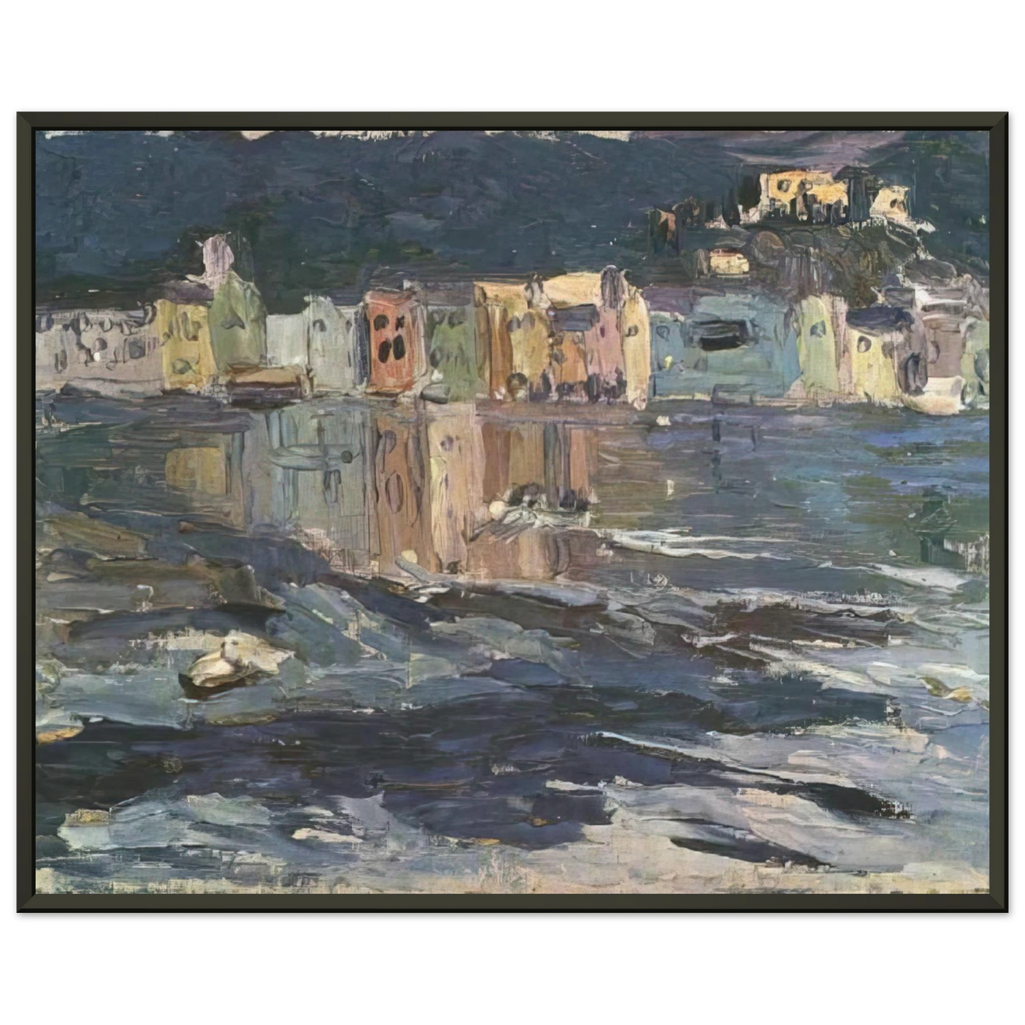 Wassily Kandinsky  SANTA MARGUERITE 1906 Framed Art Print  - Aluminum Frame - 70x100 cm / 28x40 inches