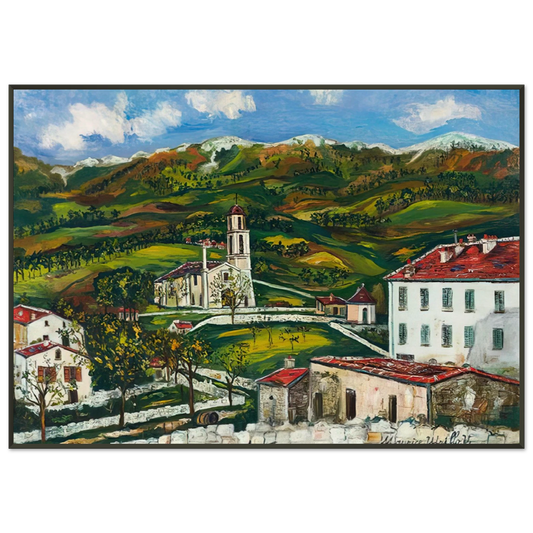 Maurice Utrillo  UNTITLED Framed Art Print  - Aluminum Frame - 21x29.7 cm / 8x12"