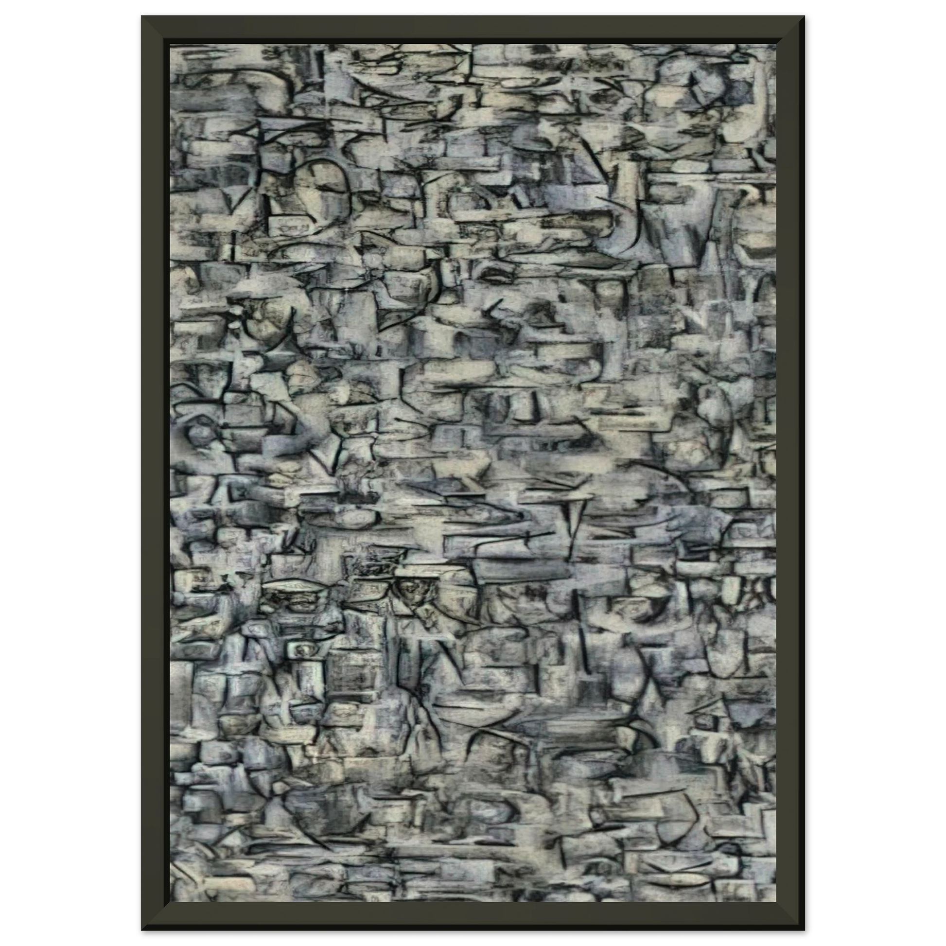 Ad Reinhardt  Number 22  1949 Framed Art Print  - Aluminum Frame - 60x80 cm / 24x32 inches
