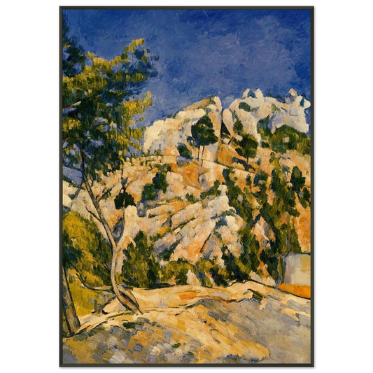Paul Cezanne  Bottom of the Ravine Framed Art Print  - Aluminum Frame - 21x29.7 cm / 8x12"