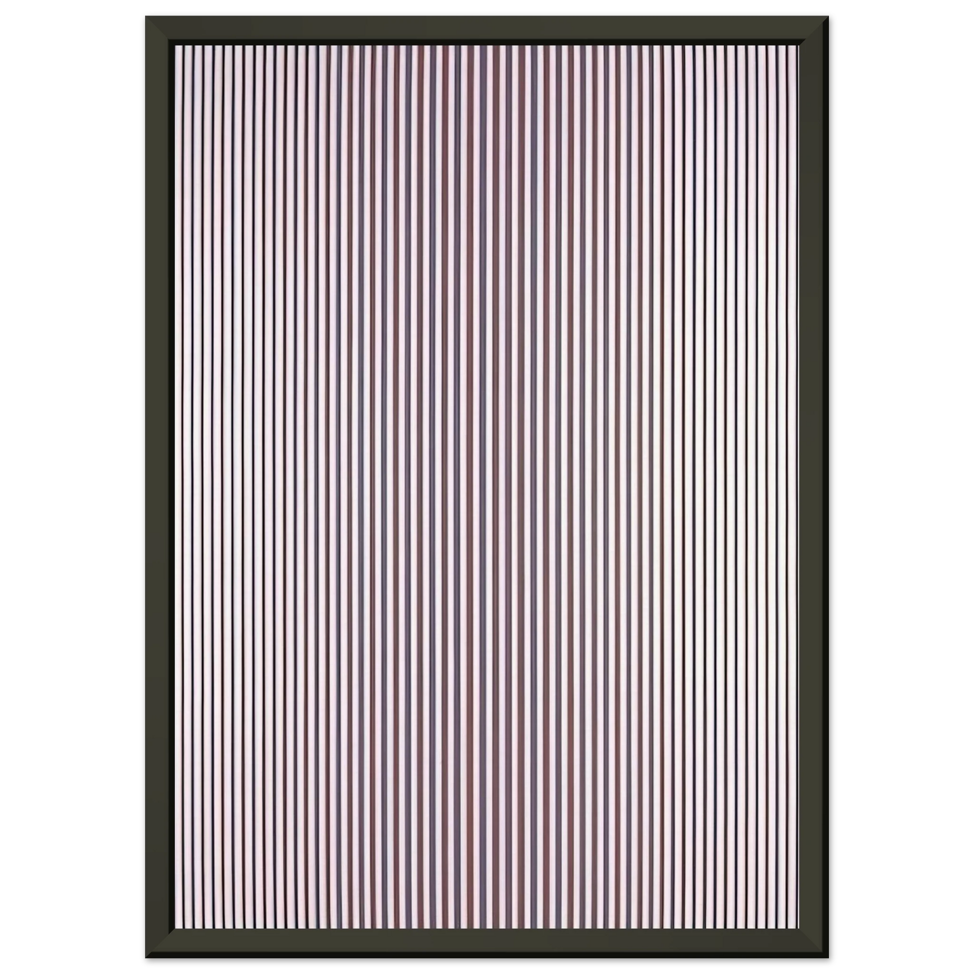 Bridget Riley  CHANT 2 1967 Framed Art Print  - Aluminum Frame - 40x50 cm / 16x20 inches