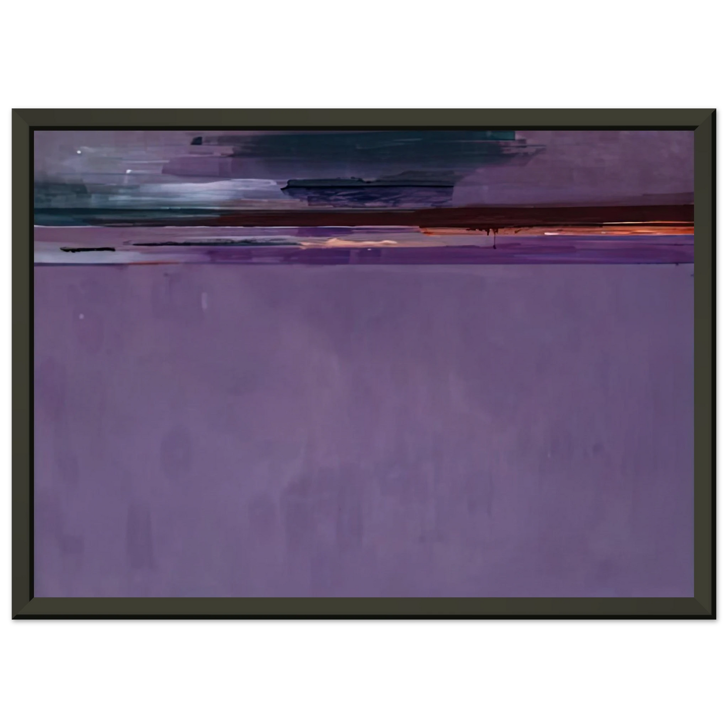 Helen Frankenthaler  The Other Side 2002 Framed Art Print  - Aluminum Frame - 40x50 cm / 16x20 inches