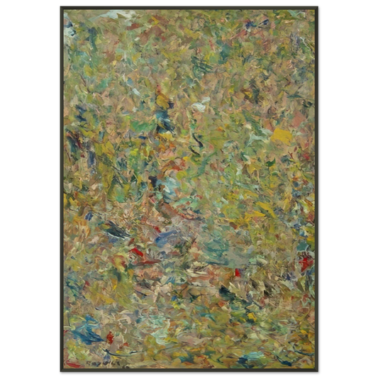 Milton Resnick  UNTITLED 1960 1 Framed Art Print  - Aluminum Frame - 21x29.7 cm / 8x12"
